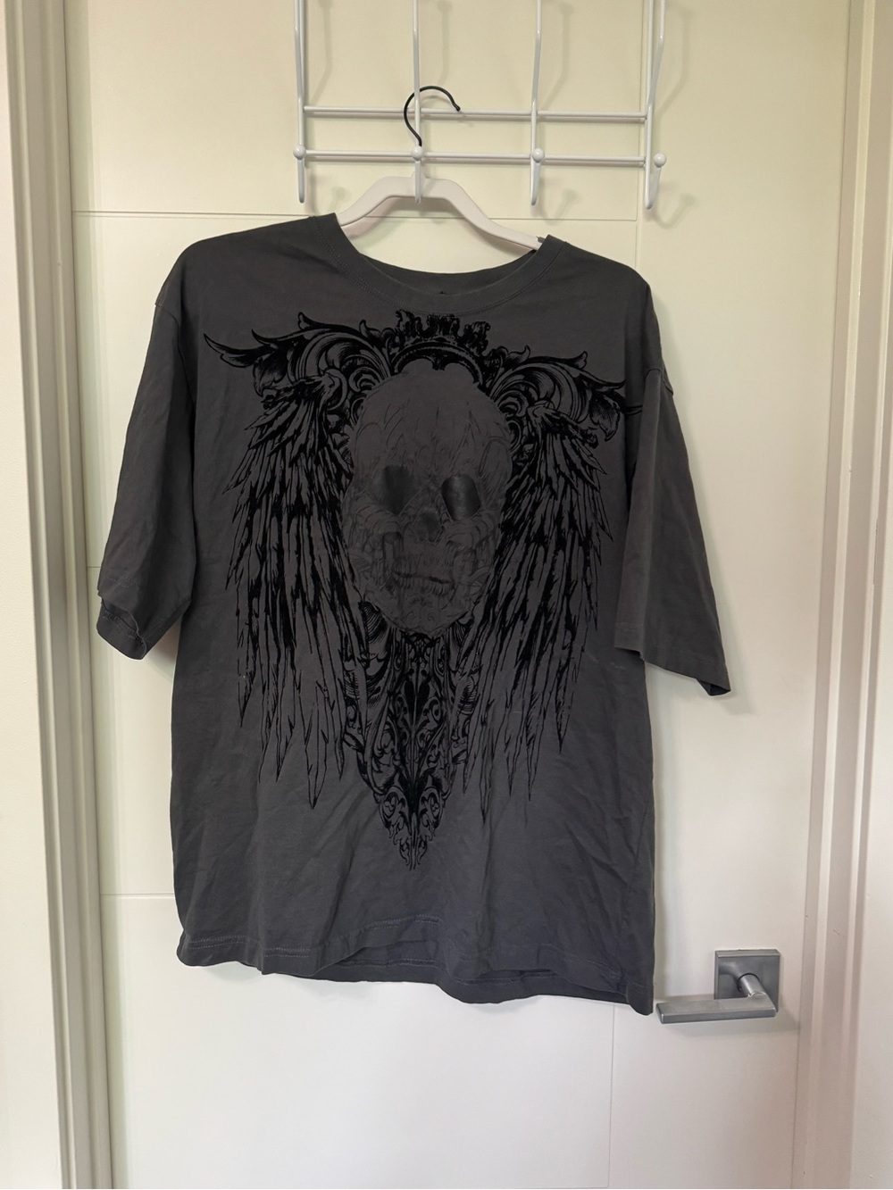 Y2K MMA Elite Graphic Skull & Wings T-Shirt